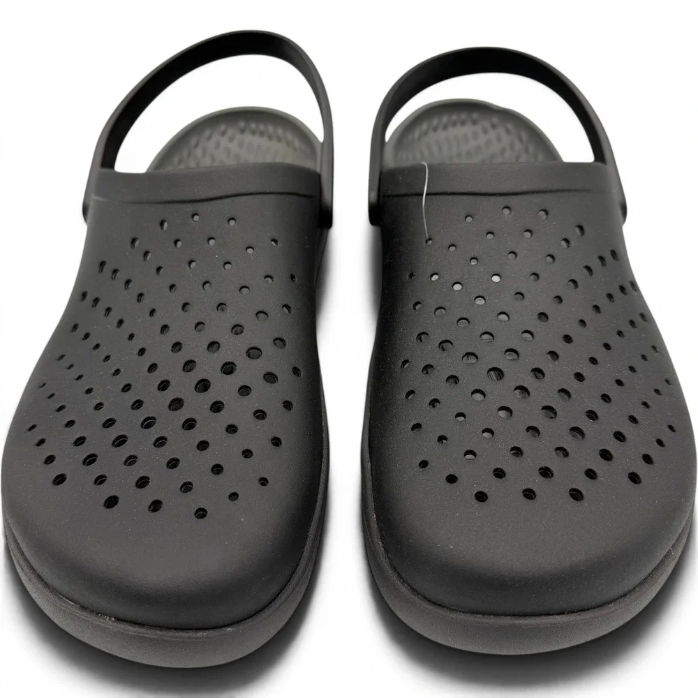 Crocs Inmotion Clog Men 13 Black LiteRide Comfort Sandal 209964-001 **NEW**